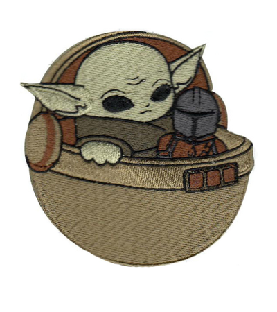Baby Yoda with Mando Doll (Non Glow in the Dark)